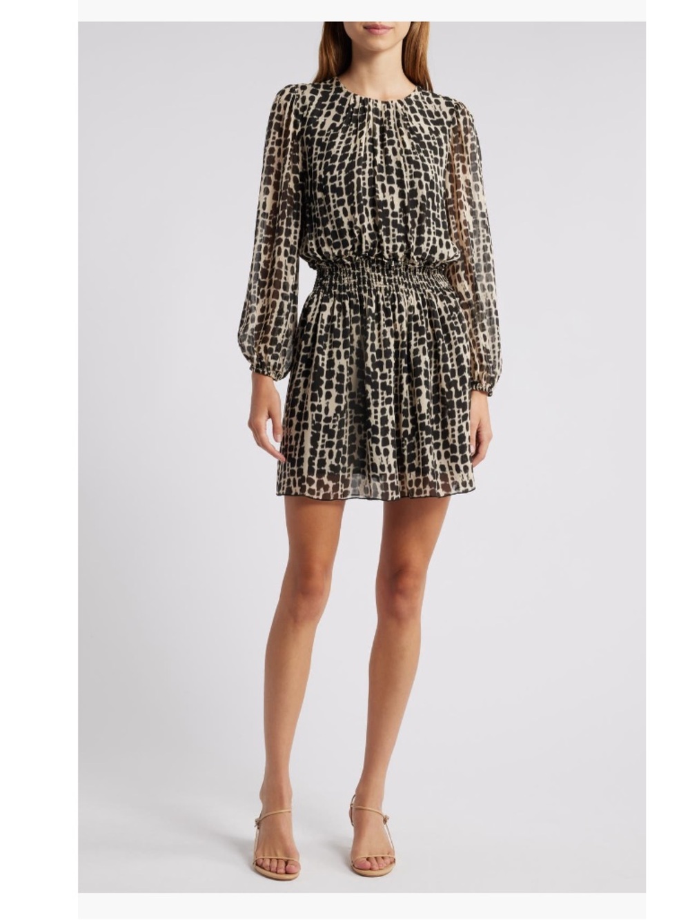 NEW Rails Lanie Mini Dress in Spotted Shibori, Size S